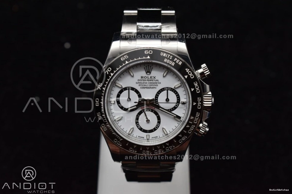 Factory In Dial 126500 SBF White FreshLook Rolex Steel 904L VS 1054 SL4801 1:1 Daytona Movement 0825